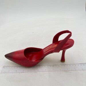 FOWT Women Slip on Pointed Toe Pumps Kitten Mid Heel Slingbacks Comfy Office